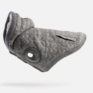 Silver Paw Maxwell Gray Sherpa Sweater - NWT - Never Worn - Large